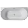 Hagser Ilsa vasca da bagno a parete 150x80 cm ovale bianco HGR90000012