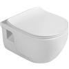Sapho Brilla vaso con sedile bidet sospeso senza brida bianco 100612