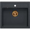 Quadron Bill lavello graniteq 59.5x54 cm nero HCQB6054U8_PVDC1