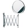 Kela specchietto per trucco 18.5x18.5 cm rotonda argento 20847