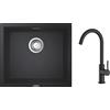 Grohe Set lavello in granito Grohe K700 31653AP0, rubinetto da cucina Oltens Skafta 35206300