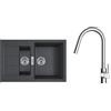 Franke Set lavello Tectonite Franke Sirius 2.0 143.0618.687, rubinetto da cucina Oltens Litla 35204100