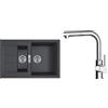 Franke Set lavello Tectonite Franke Sirius 2.0 143.0618.687, rubinetto da cucina Oltens Myvat 35205100