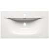 Comad Sky lavabo 81x46 cm rettangolare da mobile bianco lucida SKY80/DP-8099
