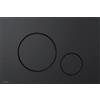 Alca Thin placca di comando per WC nero M678