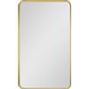 Dubiel Vitrum Rio specchio 50x80 cm rettangolare oro 5905241011547