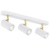Argon Lagos lampada da soffitto 3x5 W bianco-ottone 1475