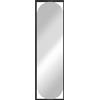 Styler Marbella specchio 37x132 cm ovale nero LU-12349