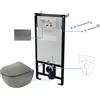 Deante Peonia set modulo di installazione, vaso wc e placca di comando CDETDZPW