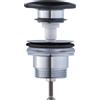 Duravit tappo per lavabo nero 0050791300
