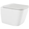 Invena Paros vaso wc sospeso senza brida bianco CE90001W