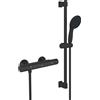 Grohe Precision Start set doccia a parete con termostato nero 345972431