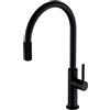 Omnires Switch rubinetto da cucina con filtro verticale nero SW9057-FD1BL