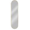 Baltica Design Tiny Border Pastille specchio 40x80 cm ovale oro 5904107924489