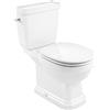 Roca Set WC monoblocco Roca Carmen A3420A7000, sistema di scarico WC Roca Carmen A3410A1000, A801B5200B