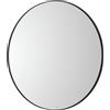 Roca Luna specchio 80x80 cm rotonda nero A812418000