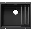 Blanco Etagon 500-U lavello in granito 53x46 cm nero 527754