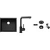 Blanco Set lavello in granito Blanco Subline 500-U 527794, rubinetto da cucina Blanco Mila 526657, 207422
