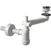 Oristo Uni sifone con tappo a bottiglia cromo-bianco OR00-A-SYC-5-2