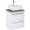 Roca Kwadro lavavo con armadietto e piano 50.6 cm bianco A852450806