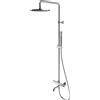 Omnires Y set per vasca e doccia a parete con termostato con soffione cromo Y1234CR
