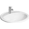 Jika Ibon lavabo 56x47 cm ovale da incasso bianco H8130110001041