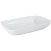 Elita Fresi lavabo 70x40 cm rettangolare da appoggio bianco lucida RE040700168060
