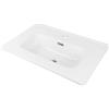Deante Tubo lavabo 60x38.5 cm rettangolare da mobile-da incasso bianco lucida CTU_6U6M