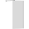 Ravak Walk in Wall Air parete doccia walk-in 100 cm nero opaca/vetro trasparente GW9WA0300Z1C
