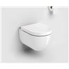 Clou Hammock vaso wc con copriwater a discesa lenta sospeso senza brida bianco lucida CL/04.01080