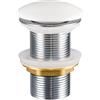 Comad tappo per lavabo bianco CLICK-CLACK T201-3