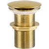 Comad tappo per lavabo oro CLICK-CLACK T201G-3