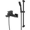 Oltens Set rubinetto per vasca e doccia Oltens Hadsel 34006300, asta doccia Oltens Alling 37300300, 37200300, 37111300