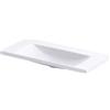 Oristo Compact lavabo 80x38 cm rettangolare da mobile bianco lucida UME-C-ET-80-92-BO