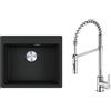 Franke Set lavello in granito Franke Maris 114.0661.699, rubinetto da cucina Oltens Duf 35203100