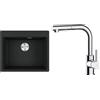 Franke Set lavello in granito Franke Maris 114.0661.699, rubinetto da cucina Oltens Myvat 35205100