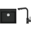 Franke Set lavello in granito Franke Maris 114.0661.642, rubinetto da cucina Oltens Myvat 35205300