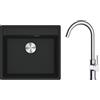 Franke Set lavello in granito Franke Maris 114.0661.642, rubinetto da cucina Oltens Skafta 35206100