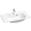 Ravak Classic II lavabo 80x45 cm rettangolare da mobile bianco lucida XJX01180001