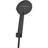 Invena Kalitea set doccia a parete nero AU-72-M04