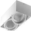 GTV Pireo lampada da incasso 2x50 W bianco OP-PIREN2-00