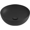 Ravak Uni Slim lavabo 40x40 cm rotonda da appoggio bianco opaca XJX0E140000