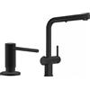 Franke Set rubinetto da cucina Franke Active 115.0669.769, dispenser di liquidi Franke Active SM 119.0547.906
