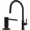 Franke Set rubinetto da cucina Franke Maris Slim J Pull-Out 115.0728.389, dispenser di liquidi Franke Active SM 119.0547.906
