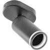 GTV Solis lampada da soffitto 1x50 W nero OS-SOL-GU10-10