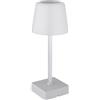 Globo Lighting Xayden lampada da tavolo 1x2 W argento 28061SI