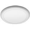 GTV Moza plafoniera 1x18 W bianco LD-MZ18WOK-NB