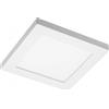 GTV Moza plafoniera 1x12 W bianco LD-MZ12WKW-NB
