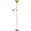 Rabalux Action lampada da terra 2x100 W argento-arancione 4026
