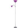Rabalux Action lampada da terra 2x100 W viola-argento 4020